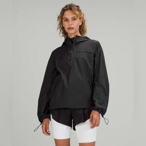 Lululemon Step Out Anorak Jacket Size Small Black Packable Jacket